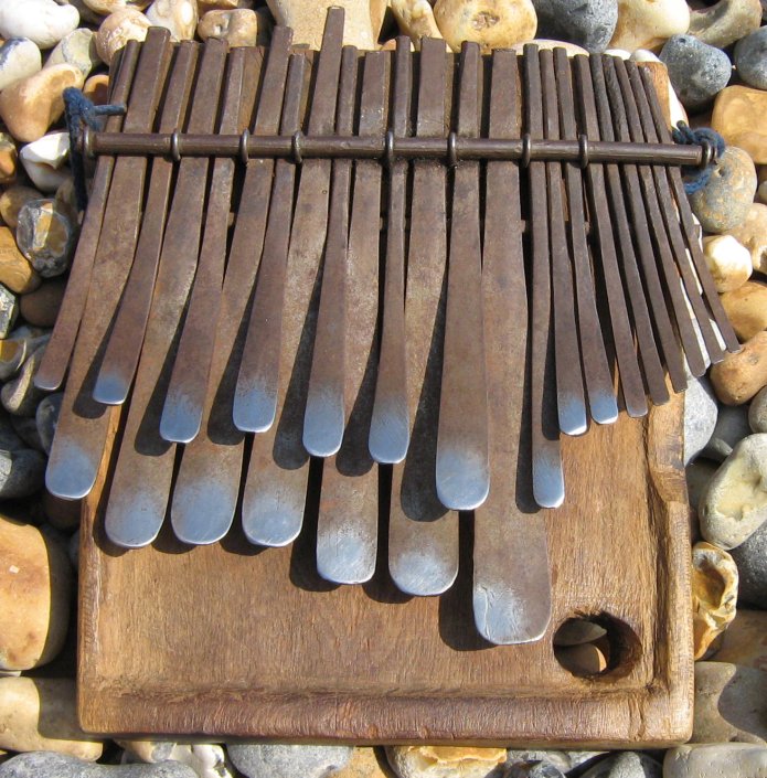 Mbira in G white keys only